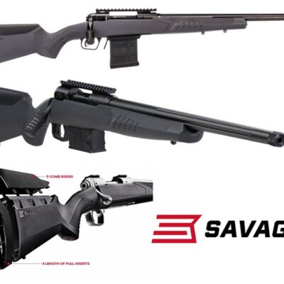 Puška opak. Savage Arms, Mod: 110 Tactical, Ráže: 6mm ARC, hl: 46cm, černo/šedá