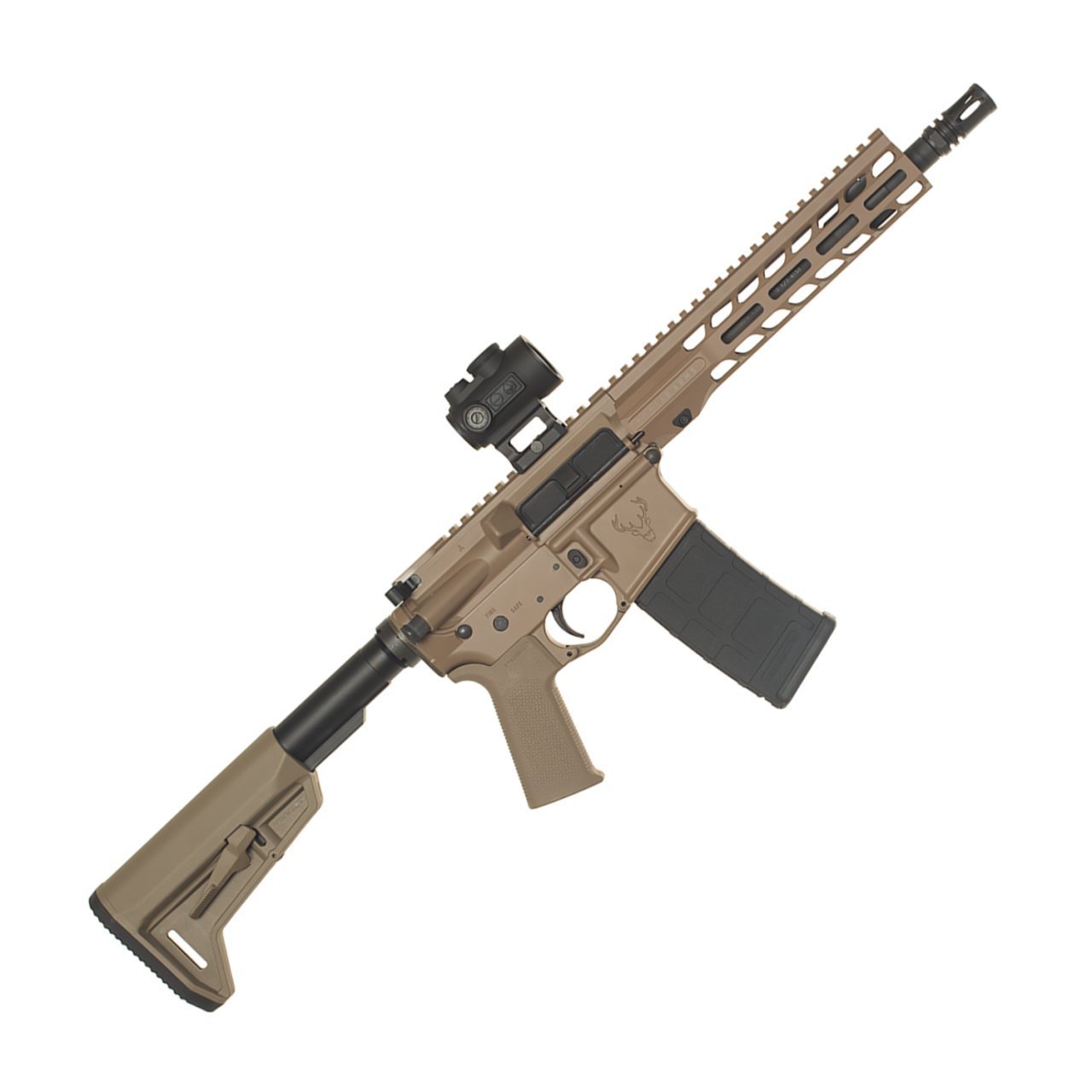 Puška sam. Stag Arms, Mod: STAG 15 Tactical SBR, Ráže: .223 Rem/5,56mm, hl: 10,5",FDE CRKT Puška sam. Stag Arms, Mod: STAG 15 Tactical SBR, Ráže: .223 Rem/5,56mm, hl: 10,5",FDE CRKT
