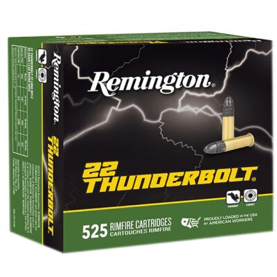 Náboj kulový Remington, Thunderbolt, .22 LR, 40GR (2,60g), baleno po 525ks