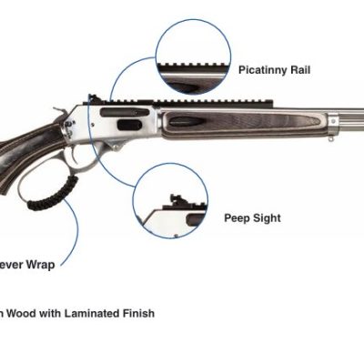 Puška opak. Rossi, Model: R95 Laminated, Ráže: .44 Mag, hl.: 18" (457mm), nerez