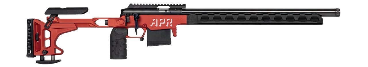 Puška opak. Anschutz, Model: 1727 APR, Ráže: .22LR, hl: 559mm, Alu předpažbí, APR Red Puška opak. Anschutz, Model: 1727 APR, Ráže: .22LR, hl: 559mm, Alu předpažbí, APR Red