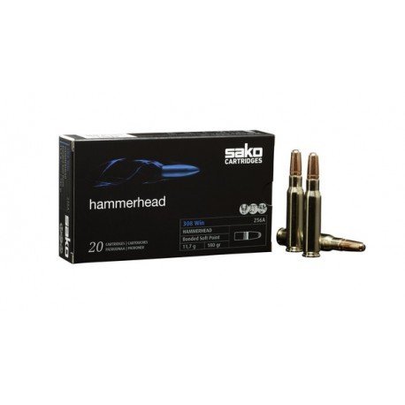 Náboj kulový Sako, Hammerhead, .30-06 Sprg., 220GR (14,3g), Bonded SP Náboj kulový Sako, Hammerhead, .30-06 Sprg., 220GR (14,3g), Bonded SP
