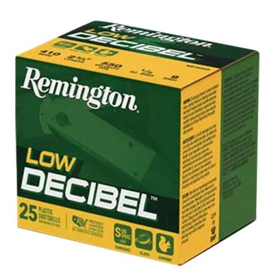 Náboj brokový Remington, Low Decibel, .410"x63,5mm, brok 9 (2,03mm)