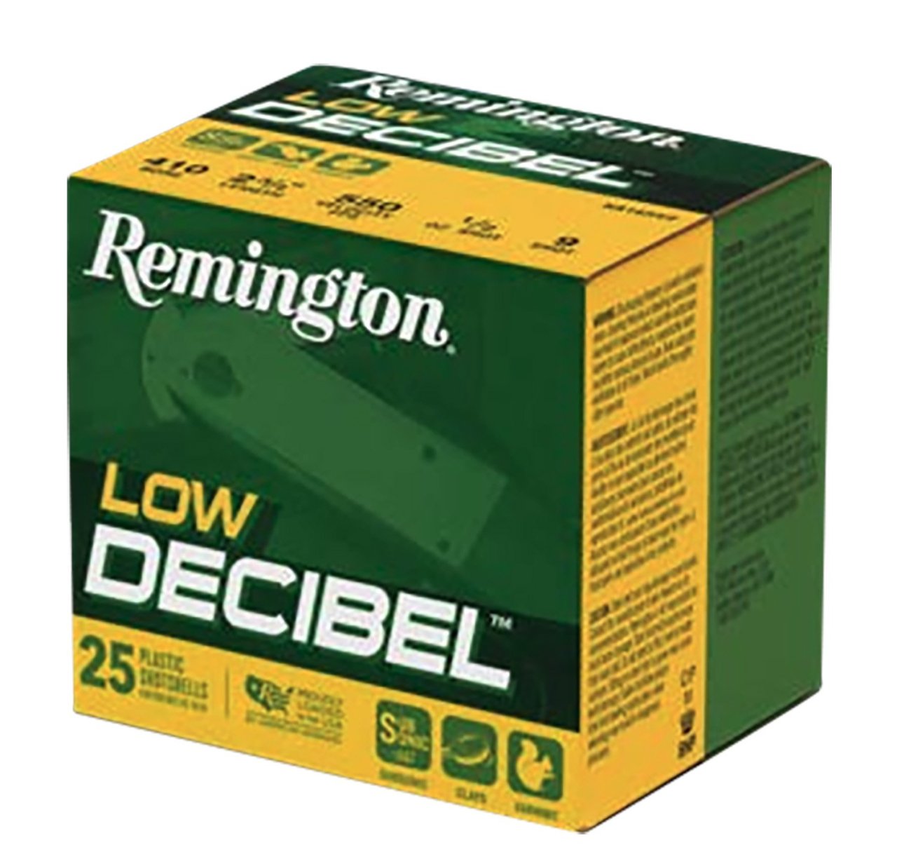 Náboj brokový Remington, Low Decibel, .410"x63,5mm, brok 9 (2,03mm) Náboj brokový Remington, Low Decibel, .410"x63,5mm, brok 9 (2,03mm)
