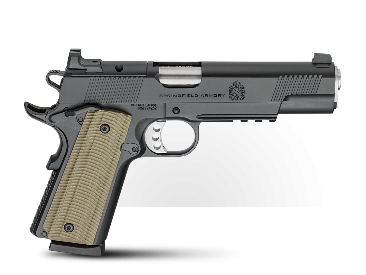 Pistole sam. Springfield Armory, Mod: 1911 Operator AOS, Ráže: .45 ACP, hl: 5", černá Pistole sam. Springfield Armory, Mod: 1911 Operator AOS, Ráže: .45 ACP, hl: 5", černá
