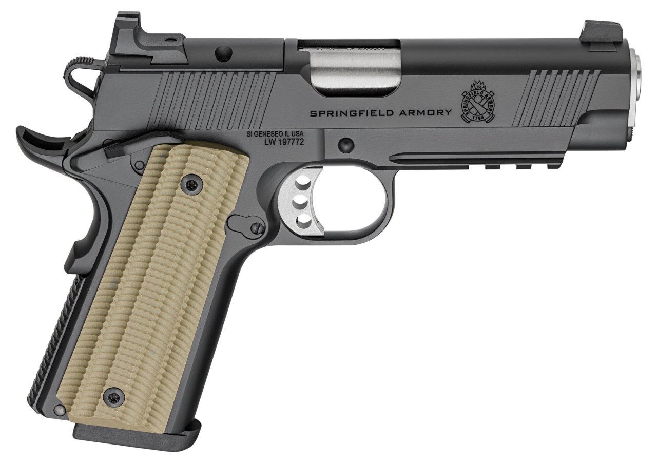 Pistole sam. Springfield Armory, Mod: 1911 Operator AOS, Ráže: .45 ACP, hl: 4,25", černá Pistole sam. Springfield Armory, Mod: 1911 Operator AOS, Ráže: .45 ACP, hl: 4,25", černá