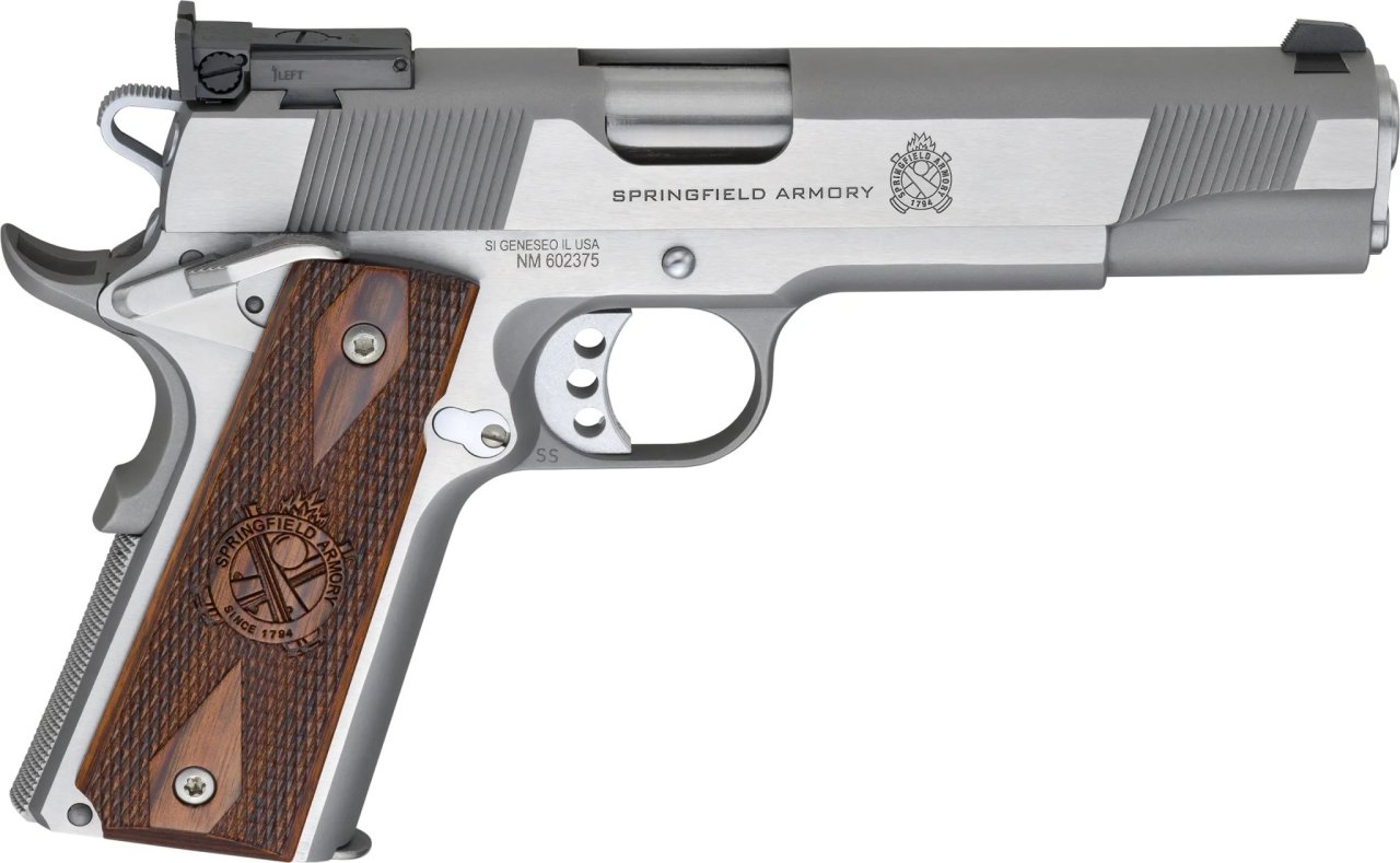 Pistole sam. Springfield Armory, Model: 1911 Loaded Target, Ráže: 9mm Luger, nerez Pistole sam. Springfield Armory, Model: 1911 Loaded Target, Ráže: 9mm Luger, nerez
