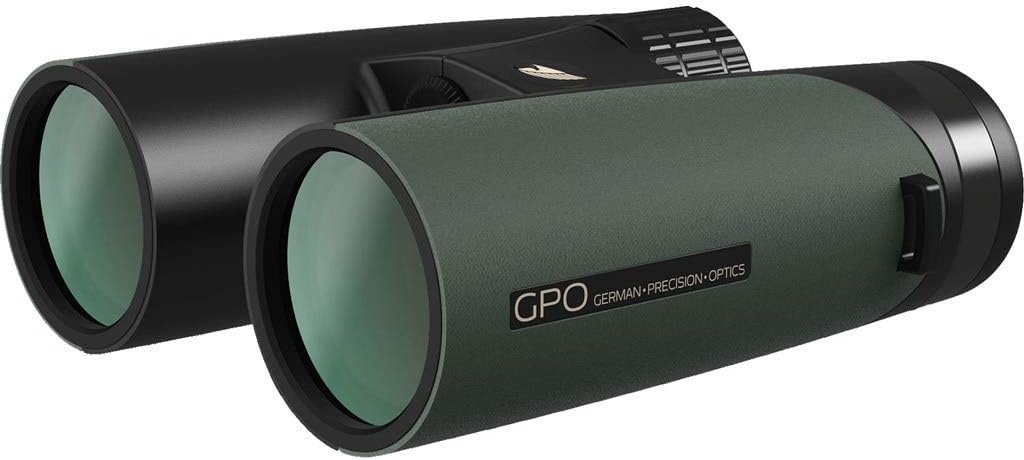 Pozorovací dalekohled GPO, Passion ED, 10x42, černý/ zelený, pouzdro, popruh, krytky Pozorovací dalekohled GPO, Passion ED, 10x42, černý/ zelený, pouzdro, popruh, krytky