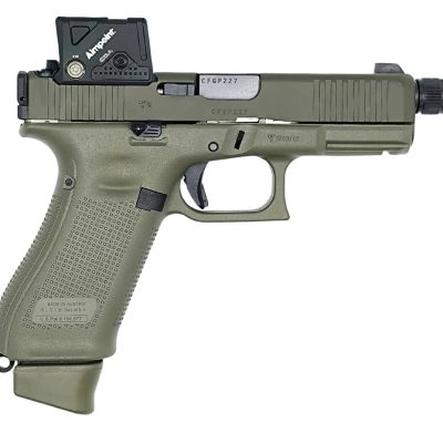 Pistole samonab. Glock, Mod.: 45 Hunter, Ráže: 9mm Luger, MOS/ FS, kolimátor,závi M13,5x1