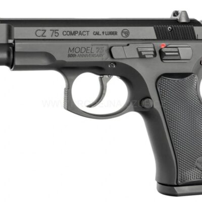 Pistole samonabíjecí CZ. Mod.: 75 Compact 50th Annoversary, Ráže: 9mm Luger