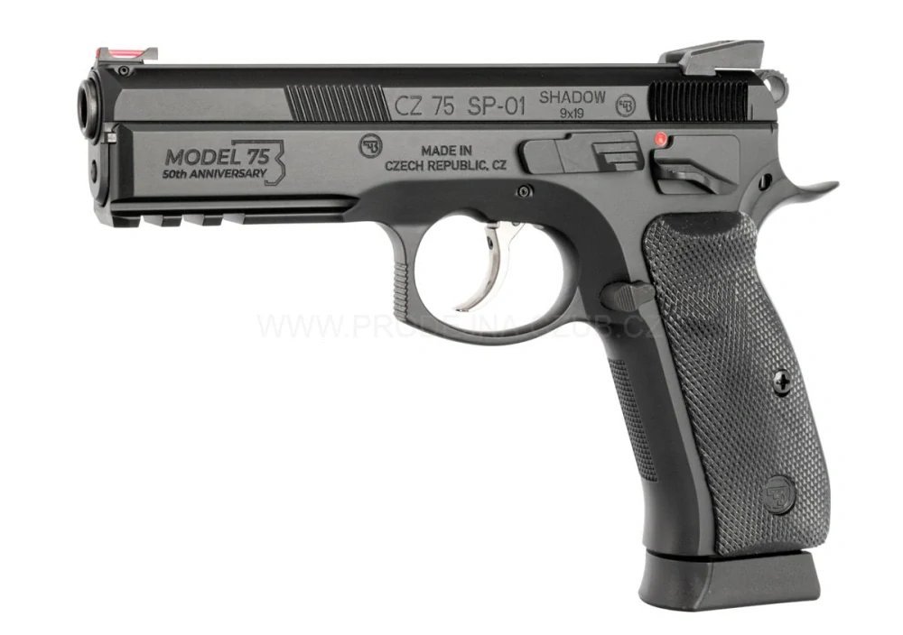 Pistole samonabíjecí CZ, Mod.: 75 SP-01 Shadow 50th Anniversary, Ráže: 9mm Luger Pistole samonabíjecí CZ, Mod.: 75 SP-01 Shadow 50th Anniversary, Ráže: 9mm Luger