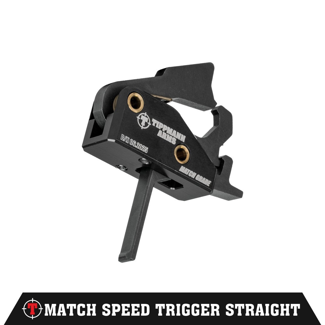 Spoušťový mech. Tippamnn Arms, Match Speed Trigger System, pro pušky AR15, rovný Spoušťový mech. Tippamnn Arms, Match Speed Trigger System, pro pušky AR15, rovný