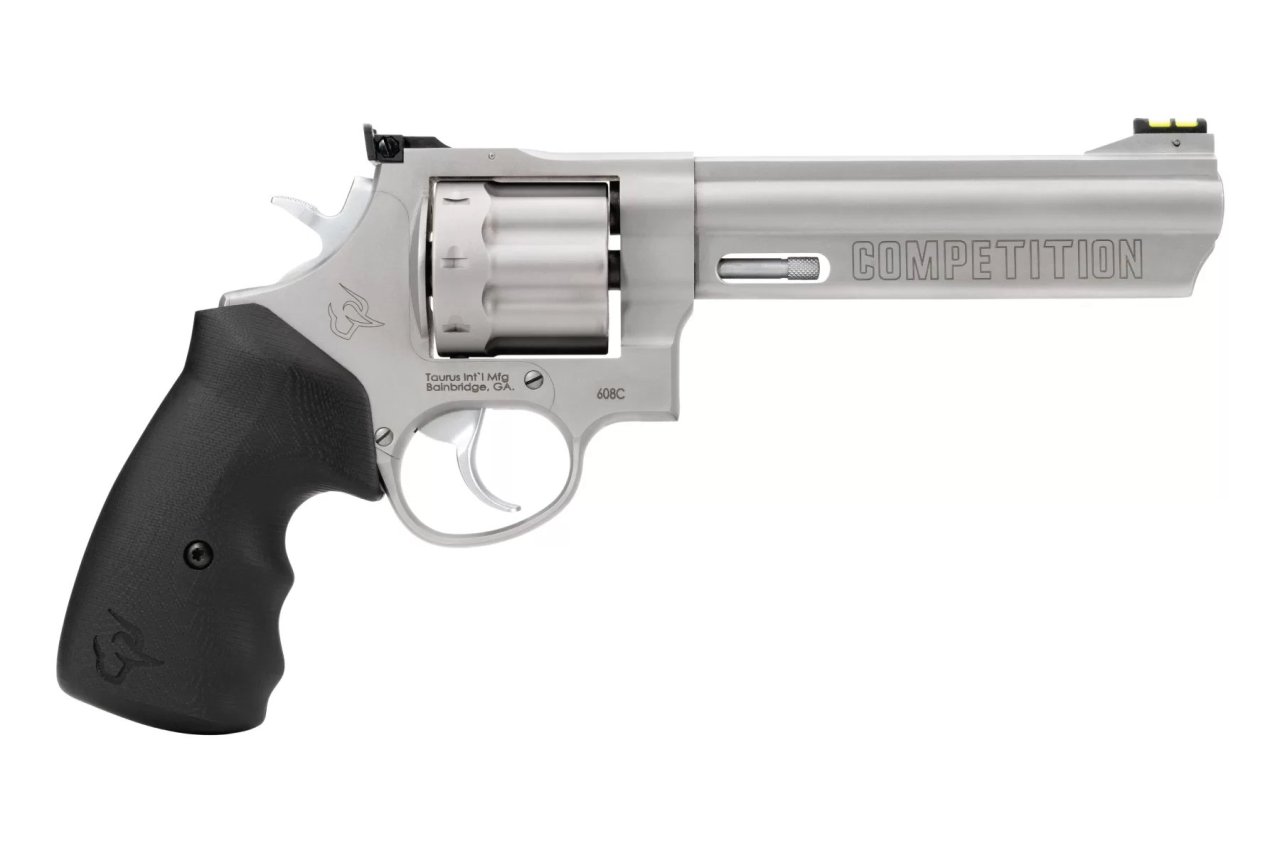 Revolver Taurus, Model: 608 Competition, Ráže: .357Mag., hl.: 6" (152mm), 8 ran, nerez Revolver Taurus, Model: 608 Competition, Ráže: .357Mag., hl.: 6" (152mm), 8 ran, nerez