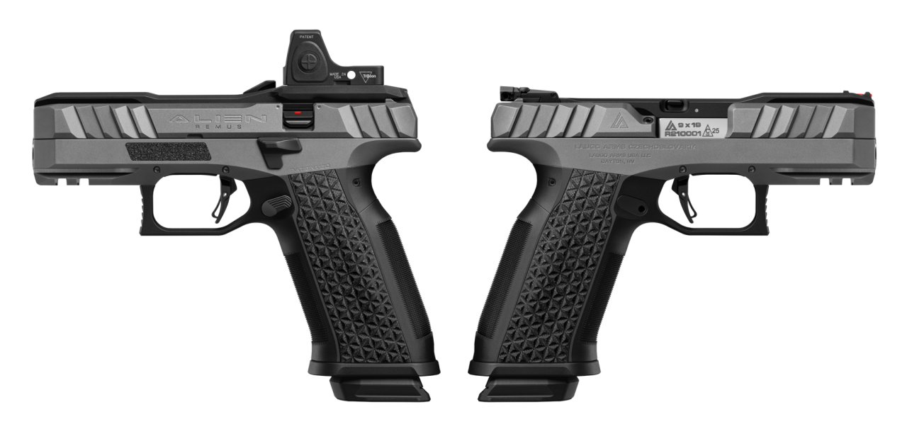 Pistole sam. Laugo Arms, Model: Alien Remus, Ráže: 9mm Luger, Full Kit, černá Pistole sam. Laugo Arms, Model: Alien Remus, Ráže: 9mm Luger, Full Kit, černá