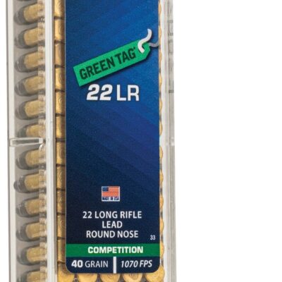 Náboj kulový CCI, Competition - Green TAG, .22 LR, 40GR (2,6g), LRN