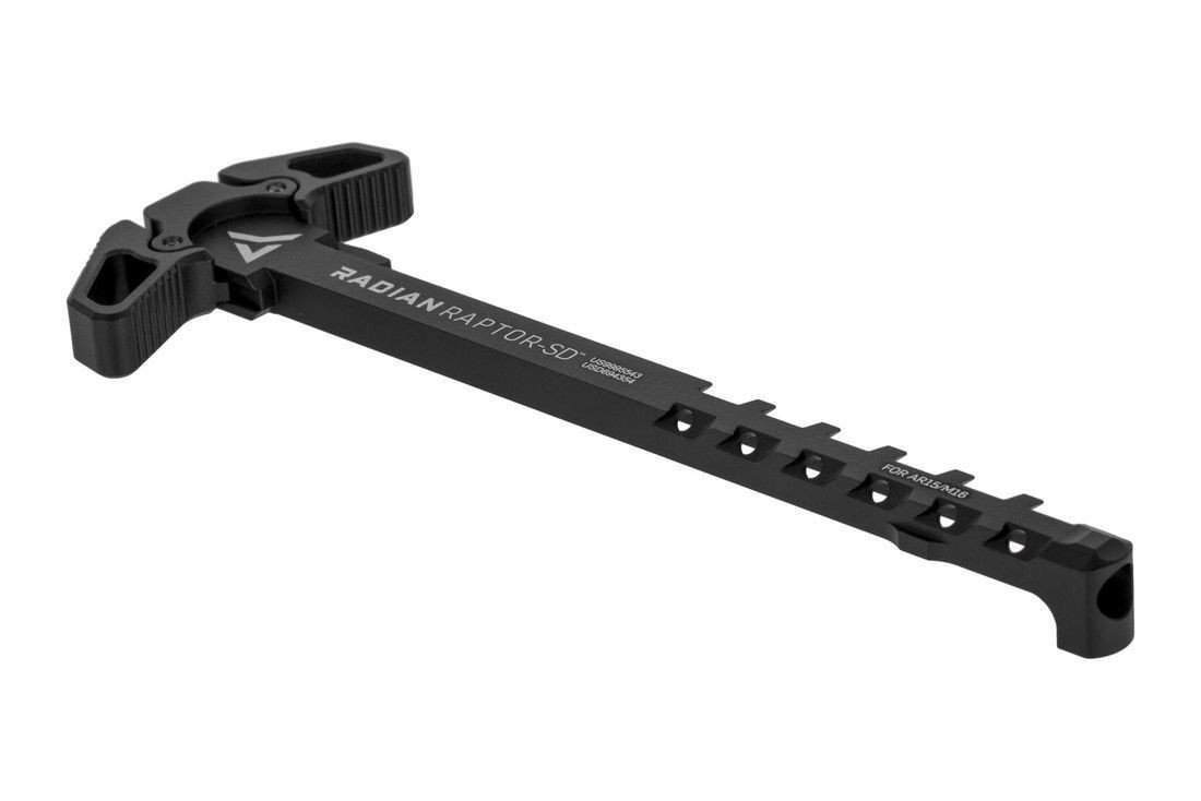 Natahovací páka Radian Weapons, optimalizovaná pro tlumiče na zbraních typu AR/MSR, černá Natahovací páka Radian Weapons, optimalizovaná pro tlumiče na zbraních typu AR/MSR, černá