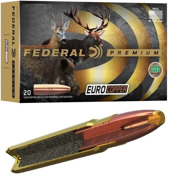 Náboj kulový FederaL, EURO Copper, .300 WinMag., 165GR (10,70g), Copper Náboj kulový FederaL, EURO Copper, .300 WinMag., 165GR (10,70g), Copper