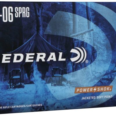 Náboj kulový Federal, Power Shok, .30-06 Sprg., 180GR (11,6g), Soft Point