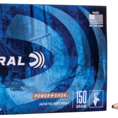 Náboj kulový Federal, Power Shok, .30-06 Sprg., 150GR (9,7g), Soft Point