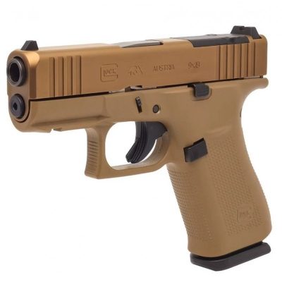 Pistole samonab. Glock, Mod.: G43X MOS, Ráže: 9mm Luger, hl.: 87mm, 15+1 ran, Coyote
