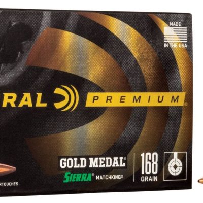 Náboj kulový Federal, Premium Gold Medal, .308 Win., 175GR, Sierra Match King BTHP
