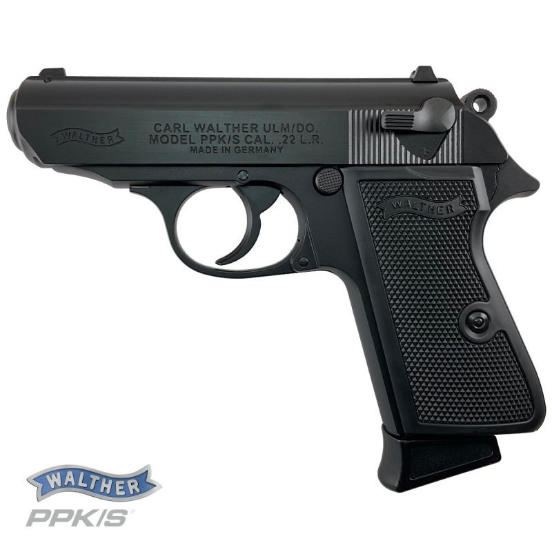 Pistole samonab. Walther, Model: PPK/ S, ráže: .22LR, délka hlavně: 3"7,6cm, černá Pistole samonab. Walther, Model: PPK/ S, ráže: .22LR, délka hlavně: 3"7,6cm, černá